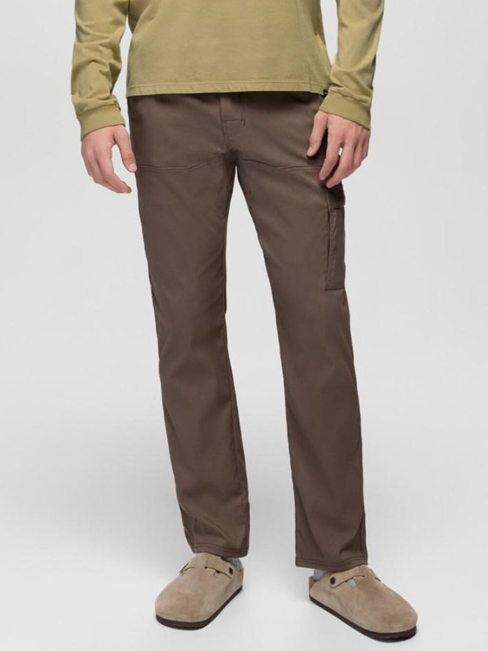 Prana Men's Stretch Zion Standard Pants in Mud Size 31/32